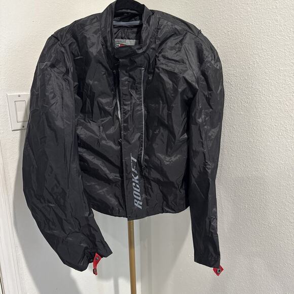 joe rocket jacket men’s black full zip long sleeve motorcycle Small - Picture 1 of 6